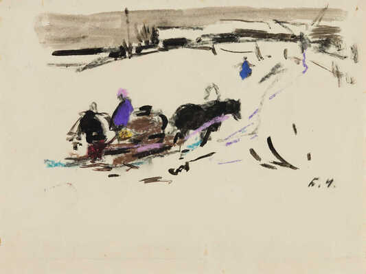 Угаров Борис Сергеевич. Зимний день